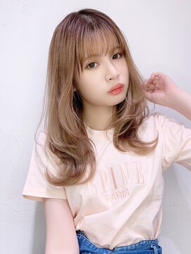 アルバム 新宿(ALBUM SHINJUKU) レイヤーワンカール_くびれヘアビタミンカラー_38640