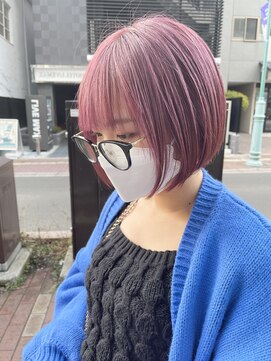 ヘアーメイクオズ(hair make O/S) 《kaito》春に可愛いチェリーピンク