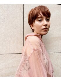 ラグゼ(Luxe) オレンジベージュ×マッシュショート【Luxe 表参道 高橋あや】