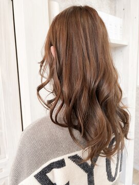 キャアリー(Caary) 福山市イルミナカラー人気caary大人かわいいとろみブラウン