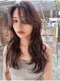 ゆるふわロング#レイヤーカット#韓国#20代#30代