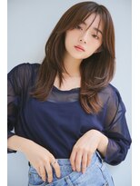 リネット ヨコハマ バイ リトル(linette yokohama by little) 大人かわいい20代30代40代ミディアムレイヤー小顔前髪カット