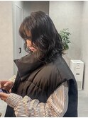 【 Blowfy 】ミディアムパーマ ニュアンスパーマ