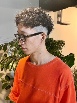 ノアソルテ 名古屋 栄(NOA solte.) NOA solte. メンズショートプードルパーマ/強めパーマ/刈り上げ