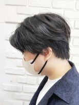 ビランチェ 池袋(bilancia)&nbsp;メンズナチュラルセンターパート/ニュアンスパーマ/毛流れ/池袋