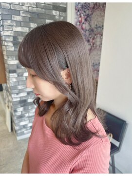 プリームヘアーホワイト(Pleame hair WHITE) ラベンダーベージュ