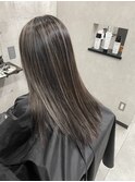 コントラストハイライト/ハイライト/ロング/10代/20代/30代