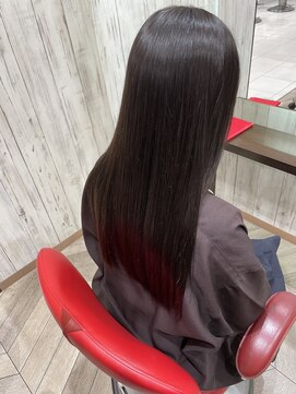 アース 三田南ウッディタウン店(HAIR&MAKE EARTH) 20代30代40代髪質改善トリートメント艶感ストレート透明感