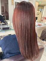 フェイバリットビューティシャルム(Favorite Beauty Charme) レッドチェリーブラウンカラー×艶カラー×上大岡駅近く