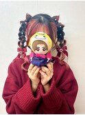 『ツイン立体リボン編みおろしハート』の組み合わせ♪無敵です♪