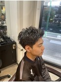 スパイキーアップバングショート