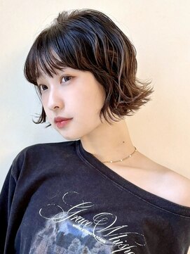 カナン(CANAAN) くびれパーマ・レイヤーボブ・ボブパーマ・ミニウルフ