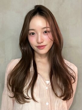 クィーンズガーデンバイケーツーギンザ(QUEEN’S GARDEN by K two GINZA) レイヤーロング/チョコレートブラウン/艶髪