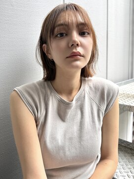 ロンドプロフィール 浦和(Lond profil) イメチェン　ボブ　外ハネボブ　美髪　ホワイトブロンド　韓国