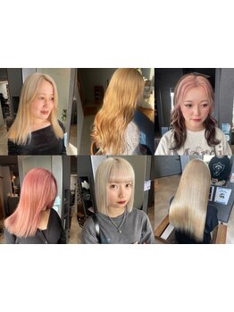 《肌馴染みの良いハイトーンカラー～上品な明るめハイトーンまで幅広くご提案♪》