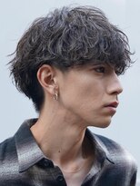 エリマ 調布(elima)&nbsp;波巻きパーマメンズマッシュセンターパートツイストスパイラル