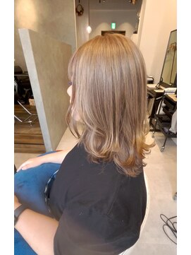 シエルブルー(ciel bleu) ブリーチ有り　ミルクティーベージュ