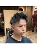 MEN’S HAIR/波巻ツイストスパイラル/フェザーパーマ/渋谷美容院