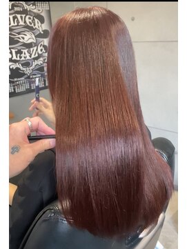 エル(EL.) 縮毛矯正/髪質改善/髪質改善トリートメント/ピンクブラウン/盛岡