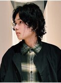 ミディアムパーマスタイル