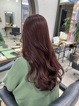 クラン(Chlan) 韓国風ゆるふわローズブラウン