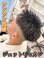 ルースト 心斎橋店(ROOST)&nbsp;MEN’S HAIR/波巻きツイストスパイラル/リバースセンターパート