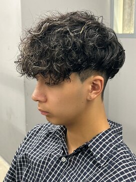 エルマーク 松山(L-MARK) 波巻きツイスパ/サーフカール/メンズ/men's/フェザーパーマ/眉毛