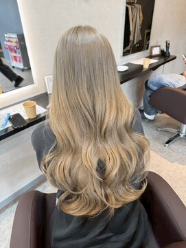 パーミルヘアーピピ(permille hair pipi) ミルクティー×ベージュ