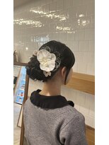 ラブハーツアンドビー 梅田EST(luve heart's And Be) ふわふわシニヨン