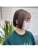 【安藤貴志】【くすみグレージュxミニボブ】