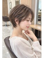 アッシュ 桜新町店(Ash)&nbsp;桜新町/レイヤーカット/ボブ/韓国ダブルカラー/白髪ぼかし
