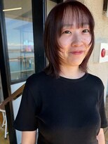 フィルム(FiLMs)&nbsp;透明感ダークブラウン/顔まわりカット/ミディアム