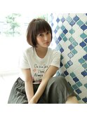 大人すっきりショートボブ