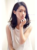 <aivee>前髪かきあげミディアム×ノームコア