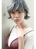 外国人風グラデーションカラー甘辛ショートボブ☆