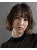 外はね重めボブ