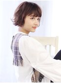 ほつれウェーブ×外ハネボブ