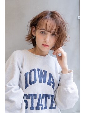 エイミー(Aimee) Aimee町田カーリーミディ×オレンジベージュ