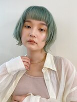 ピズム(PISM)&nbsp;オン眉バング/ミントグリーン