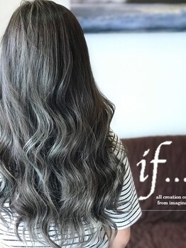 イフ(if...)の写真/トレンド最先端のヘアデザインは《イフ》で☆今以上の魅力を引き出すデザインカラーをご提案！