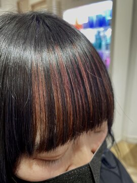 リッチアンドアンジー(RICCI&ANGIE) 前髪インナーカラー