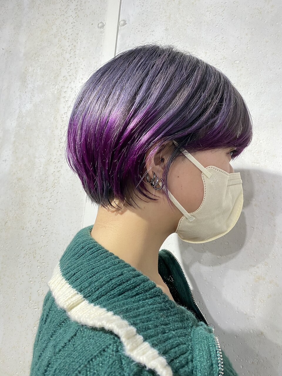 meme マリブ グラデーションカラー エレガントショート 年代別のヘア