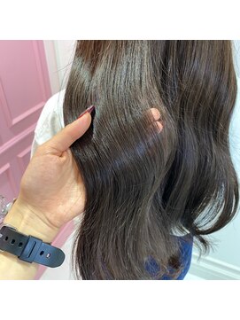 ランド 原宿表参道(LAND) 髪質改善/ヘルシースタイル/前髪カット/ショコラアッシュ