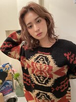 ウルフボブロングレイヤー耳かけフェイスレイヤーレイヤーボブ