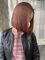 キング 梅田(K!ng)&nbsp;【梅田】ダブルカラーケアブリーチピンクカラー髪質改善カラー