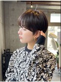 大人可愛い/20代30代40代/丸みショート/ショートボブ