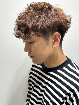 ニアウ 太田店(Niau) 波巻きスパイラルパーマメンズマッシュメンズパーマ波巻きパーマ