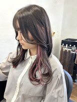 シエルバイアフロート(ciel by afloat)&nbsp;〈藤間〉インナーカラー/ポイントエクステ/ブリーチなし