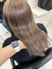 カット＋透明感カラー＋艶々トリートメント￥11850～