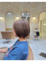 カーサ 西大寺南ロータリー店(casa)&nbsp;ブリーチ1.5回でできるベージュ系カラー